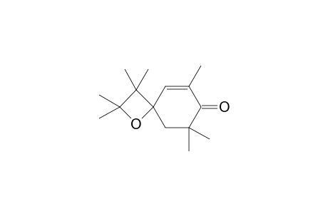 2,2,3,3,6,8,8-Heptamethyl-1-oxaspiro[3.5]non-5-en-7-one