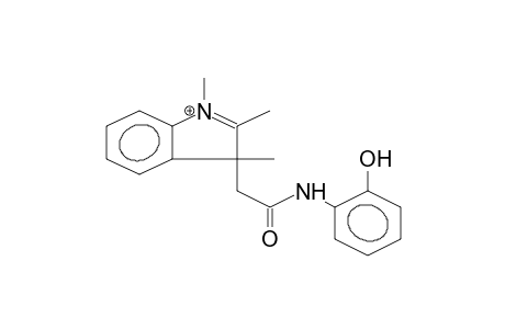 2,3,3A,8A-TETRAHYDRO-N-(2-HYDROXYPHENYL)-2-OXO-3,8,8A-TRIMETHYLPYRROLO[2,3-B]INDOL PROTONATED