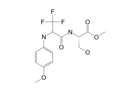 N-PARA-METHOXYPHENYL-3,3,3-TRIFLUOROALANYLSERINE-METHYLESTER