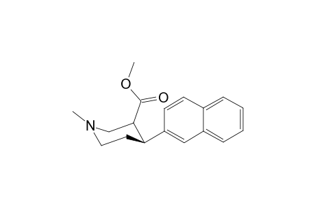 (4S)-1-methyl-4-(2-naphthalenyl)-3-piperidinecarboxylic acid methyl ester