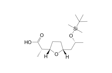 (2S)-2-[(2S,5R)-5-[(2R)-2-[tert-butyl(dimethyl)silyl]oxypropyl]-2-oxolanyl]propanoic acid