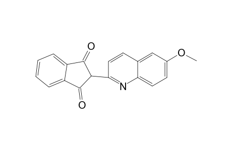 1H-Indene-1,3(2H)-dione, 2-(6-methoxy-2-quinolinyl)-
