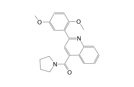 2-(2,5-dimethoxyphenyl)-4-(1-pyrrolidinylcarbonyl)quinoline