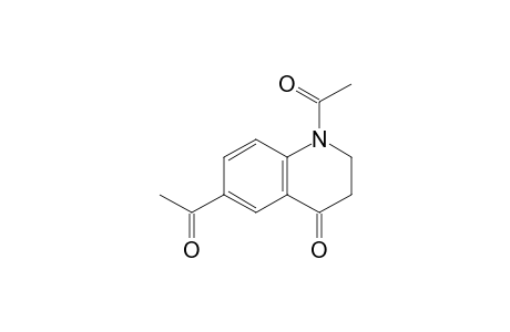 4(1H)-Quinolinone, 1,6-diacetyl-2,3-dihydro-
