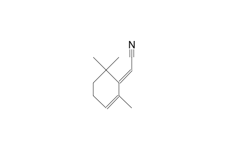 anti-(2,6,6-Trimethyl-2-cyclohex-1-ylidene)-acetonitrile