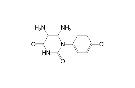 2,4(1H,3H)-Pyrimidinedione, 5,6-diamino-1-(4-chlorophenyl)-