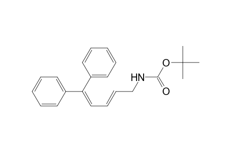 N-[(2E)-5,5-diphenylpenta-2,4-dienyl]carbamic acid tert-butyl ester
