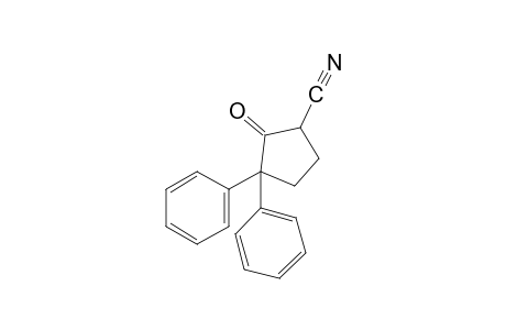 3,3-diphenyl-2-oxocyclopentanecarbonitrile