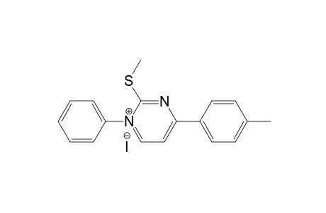 1-Phenyl-4-(4-methylphenyl)-2-methylthiopyrimidinium Iodide