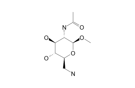 METHYL-2-ACETAMIDO-6-AMINO-2,6-DIDEOXY-BETA-D-GLUCOPYRANOSIDE