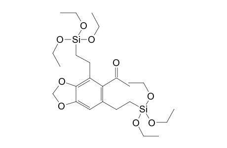 3,4-Methylenedioxy-2,6-bis[2-(triethoxysilyl)ethyl]acetophenone