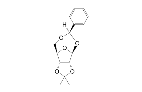 1,5-Benzylidene-2,3-isopropylidene-.beta.,D-ribofuranose