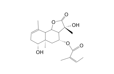 1alpha,11alpha-DIHYDROXY-8alpha-ANGELOYLOXY-5betaH,6alphaH,7alphaH,10alpha-METHYL-DELTA3,4-EUDESMEN-6,12-OLIDE