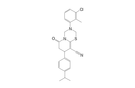 2H,6H-pyrido[2,1-b][1,3,5]thiadiazine-9-carbonitrile, 3-(3-chloro-2-methylphenyl)-3,4,7,8-tetrahydro-8-[4-(1-methylethyl)phenyl]-6-oxo-