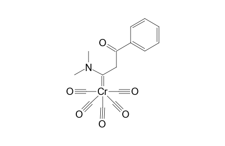 ((Benzoylmethyl)dimethylaminomethylene)pentacabonylchromium
