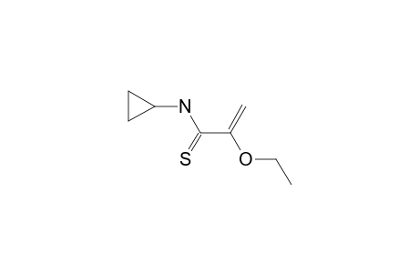 N-CYCLOPROPYL-2-ETHOXY-2-PROPENETHIOAMIDE