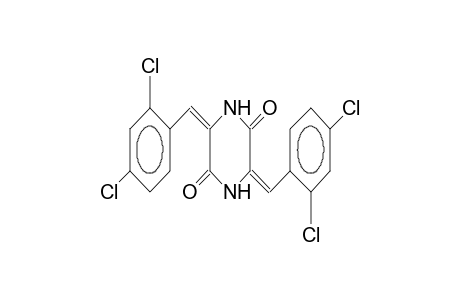 2,5-dioxo-3,6-bis(2,4-dichlorobenzylidene)piperazine