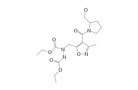 N-(carbethoxyamino)-N-[[3-methyl-4-(2-methylolpyrrolidine-1-carbonyl)isoxazol-5-yl]methyl]carbamic acid ethyl ester