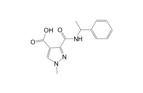1H-pyrazole-4-carboxylic acid, 1-methyl-3-[[(1-phenylethyl)amino]carbonyl]-