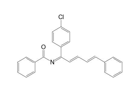 4-(p-Chlrophenyl)-2,8-diphenyl-1-oxa-3-azaoctatetraene