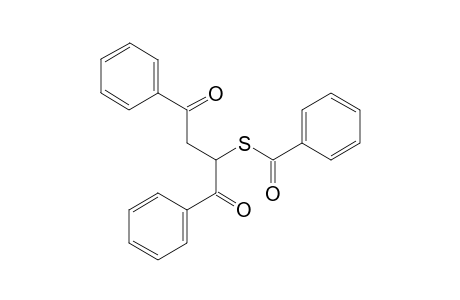 S-(1-Benzoyl-3-oxo-3-phenylpropyl) benzenecarbothioate