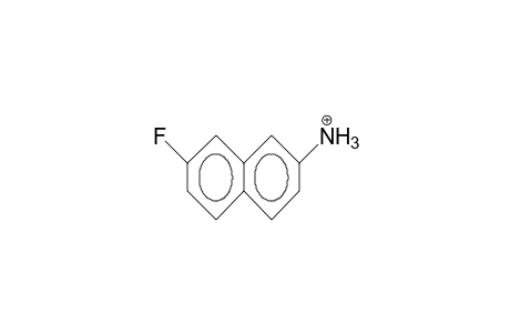 2-Ammonio-7-fluoro-naphthalene cation