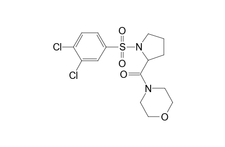 [1-(3,4-dichlorophenyl)sulfonyl-2-pyrrolidinyl]-(4-morpholinyl)methanone