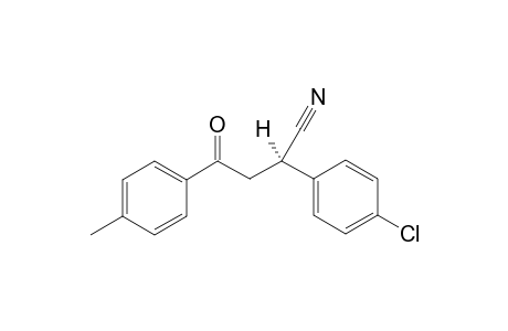 (R)-2-(4-chlorophenyl)-4-oxo-4-(p-tolyl)butanenitrile
