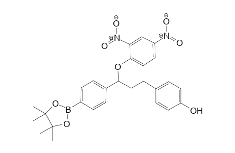 4-{3-(2,4-Dinitrophenoxy)-3-[4-(4,4,5,5-tetramethyl-1,3,2-dioxaborolan-2-yl)phenyl]propyl}phenol