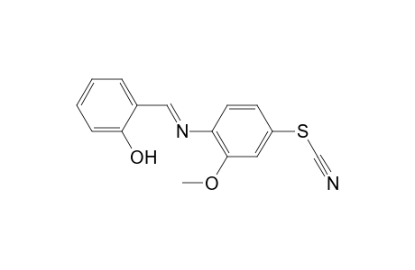 Phenol, 2-(2-methoxy-4-thiocyanatophenyliminomethyl)-
