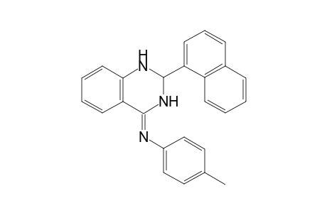 (Z)-4-Methyl-N-(2-(naphthalen-1-yl)-2,3-dihydroquinazolin-4(1H)-ylidene)aniline