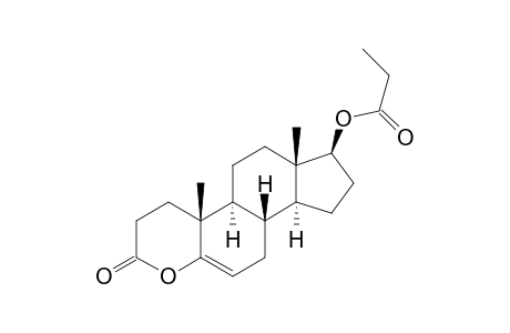 17.beta.-propionyloxy-4-oxaandrost-5-en-3-one