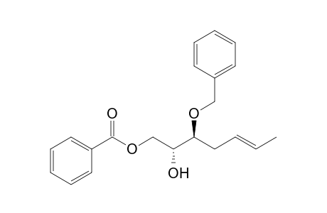 1-[1-[1-Hydroxy-2-phenylcarbonyloxy-(1R)-ethyl]-(1S,3E)-3-pentenyloxymethyl]benzene