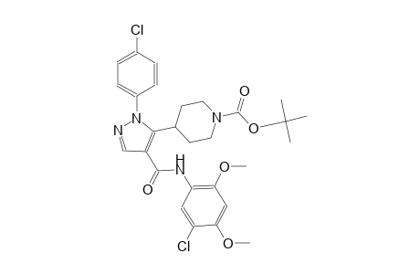 1-piperidinecarboxylic acid, 4-[4-[[(5-chloro-2,4-dimethoxyphenyl)amino]carbonyl]-1-(4-chlorophenyl)-1H-pyrazol-5-yl]-, 1,1-
