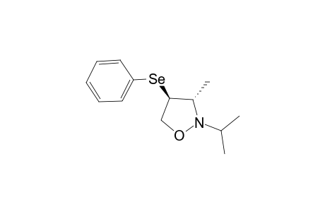 (3S,4S)-3-Methyl-4-(phenylseleno)-N-isopropylisoazolidine