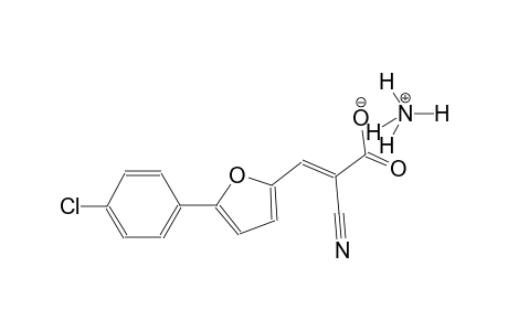 ammonium (2E)-3-[5-(4-chlorophenyl)-2-furyl]-2-cyano-2-propenoate