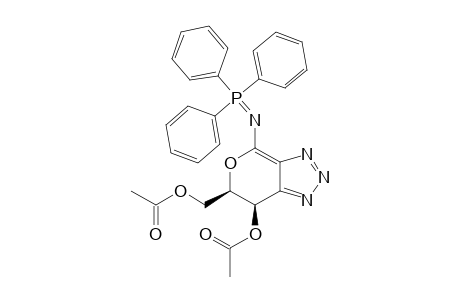(6R,7R)-6-ACETOXYMETHYL-7-ACETOXY-4-(TRIPHENYLPHOSPHORANYLIDENEAMINO)-6,7-DIHYDROPYRANO-[3.4-D]-1,2,3-TRIAZOLE