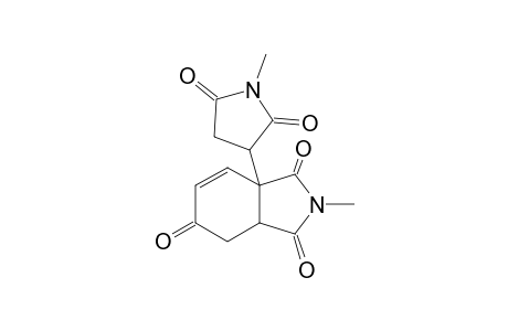 2,3,3a,4,5,7a-Hexahydro-2-methyl-7a-(1-methylsuccinimide-3-yl)-1H-isoindole-1,3,5-trione