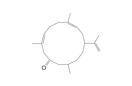 4,8,12-TRIMETHYL-1-(1-METHYLETHENYL)-3,7-CYCLOTETRADECADIEN-10-ONE