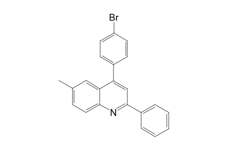 4-(4-Bromophenyl)-6-methyl-2-phenylquinoline