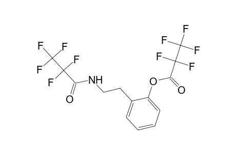 2-(2-[(2,2,3,3,3-Pentafluoropropanoyl)amino]ethyl)phenyl 2,2,3,3,3-pentafluoropropanoate