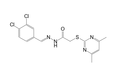 acetic acid, [(4,6-dimethyl-2-pyrimidinyl)thio]-, 2-[(E)-(3,4-dichlorophenyl)methylidene]hydrazide