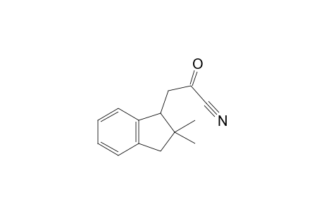 2-(2,2-Dimethyl-1-indanyl)1-cyanoethanal