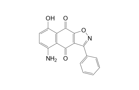 5-Amino-8-hydroxy-3-phenylnaphtho[2,3-d]isoxazole-4,9-dione