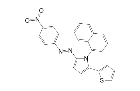 1-Naphthyl-2-(2'-thienyl)-5-(4"'-nitrophenylazo)pyrrole