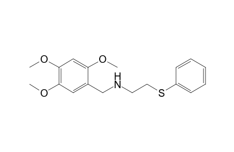N-(2,4,5-Trimethoxybenzyl)-2-(phenylsulfanyl)ethylamine