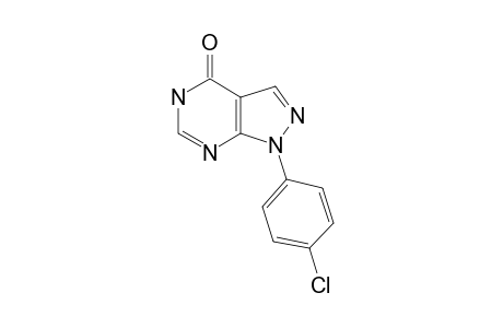 1-(4-Chlorophenyl)-1,5-dihydro-4H-pyrazolo[3,4-D]pyrimidin-4-one