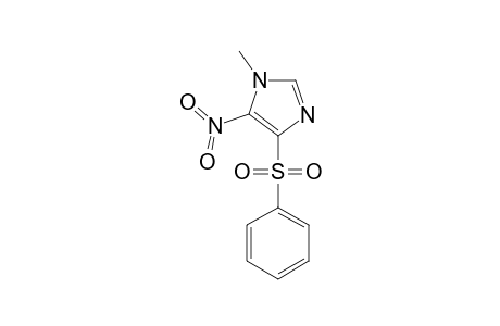 1-methyl-5-nitro-4-(phenylsulfonyl)imidazole