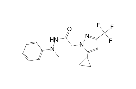 2-[5-cyclopropyl-3-(trifluoromethyl)-1H-pyrazol-1-yl]-N'-methyl-N'-phenylacetohydrazide