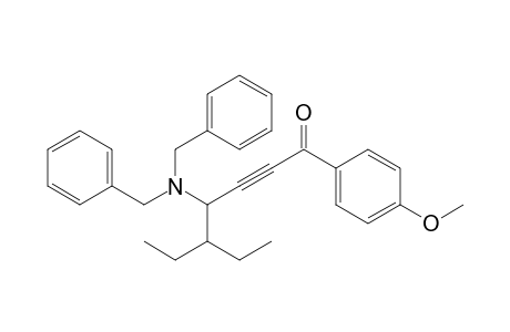 4-(Dibenzylamino)-5-ethyl-1-(4-methoxyphenyl)hept-2-yn-1-one